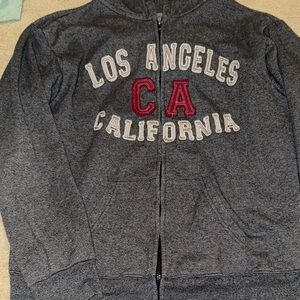 Gray Los Angeles California Hoodie